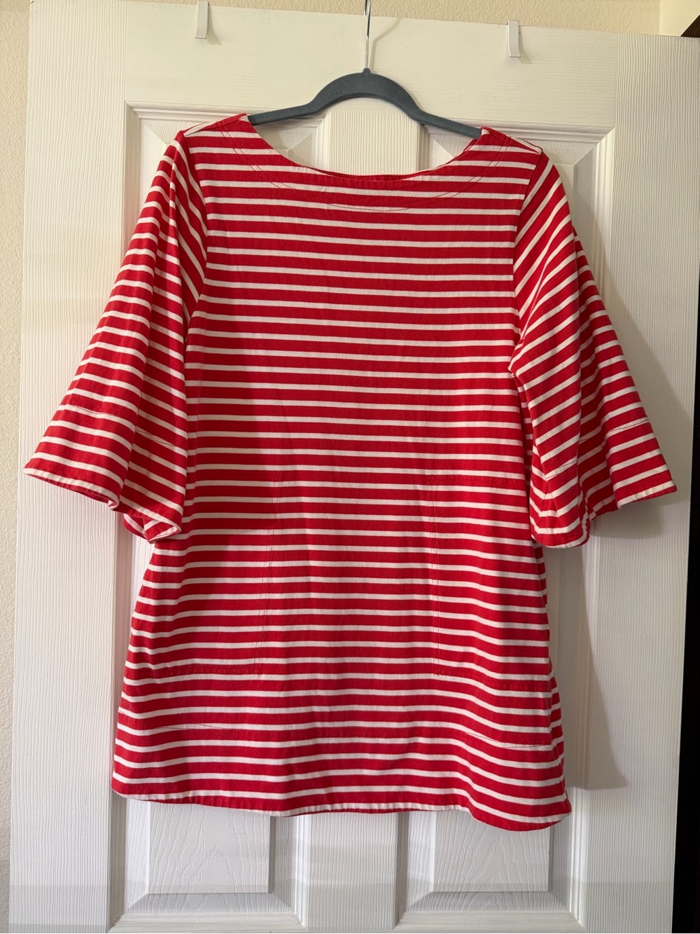 Free People Charlie Red and White Striped Mini Dress - Picture 2 of 2
